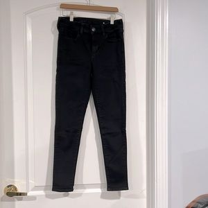 American Eagle Black Ne(x)t Level Stretch High Rise Jeggings